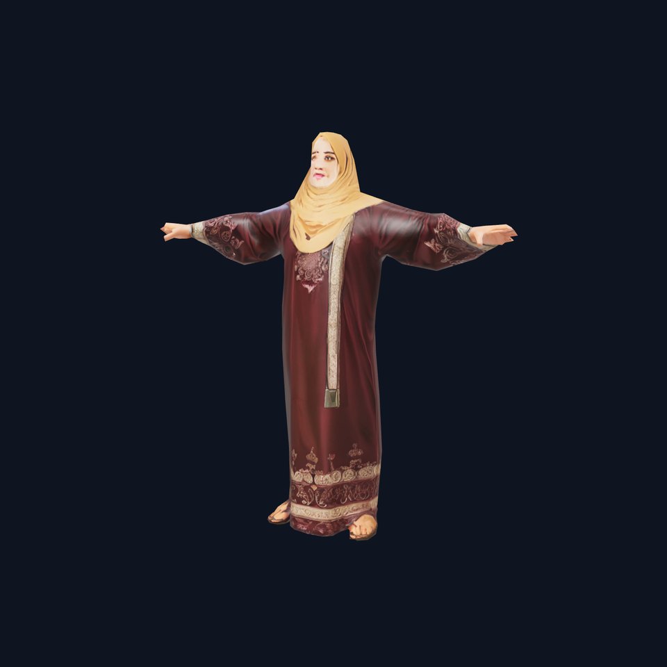 Elegant Abaya model pack